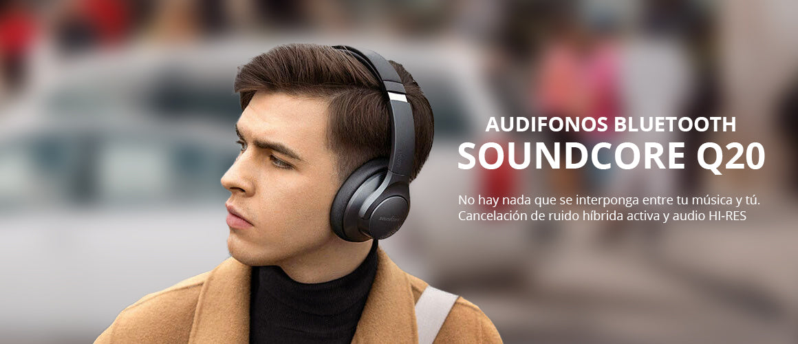 Anker Soundcore Life Q20 Hybrid Active Auriculares con cancelación