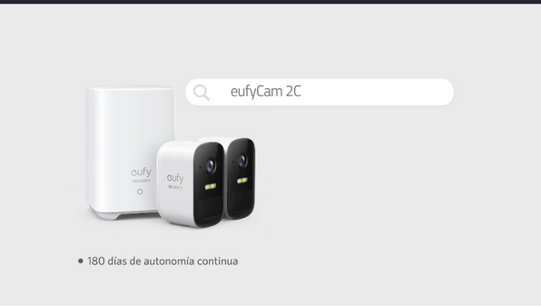 eufy Security eufyCam 2C, Camara Vigilancia WiFi Exterior, Camara de Vigilancia  Domicilio WiFi Exterior, 180 Días