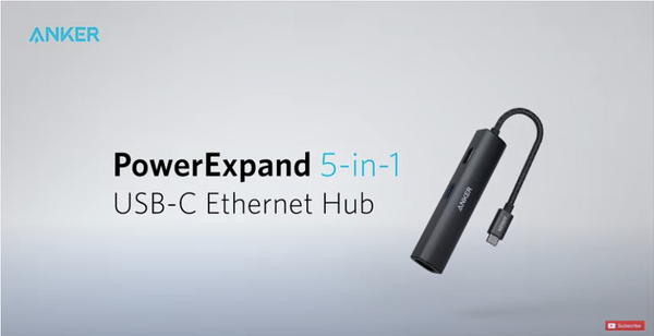 Hub Power expand+ 5 puertos en 1 USB-C