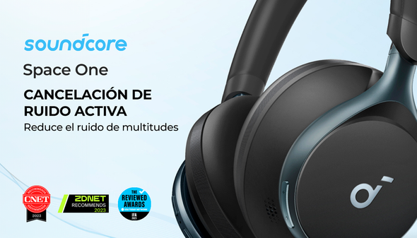 Audífonos Space One con Cancelación de Ruido Soundcore Anker