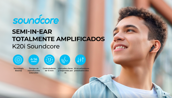 Audífonos K20i by Soundcore