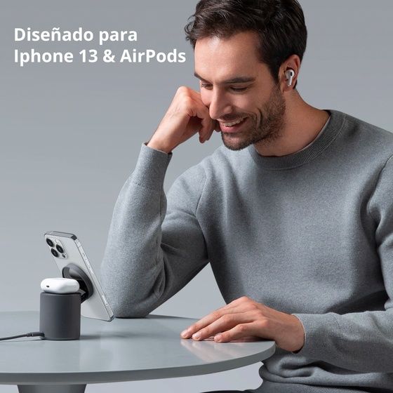 GENERICO Caja de carga de auriculares inalámbricos para apple airpods 12