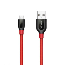 Cable PowerLine+ Micro USB 0.9m Rojo