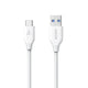 Cable PowerLine USB-A a USB-C 3.0 0.9m Blanco